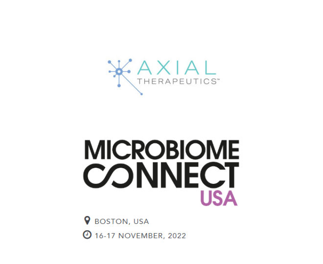 Axial Therapeutics Microbiome Connect 2022